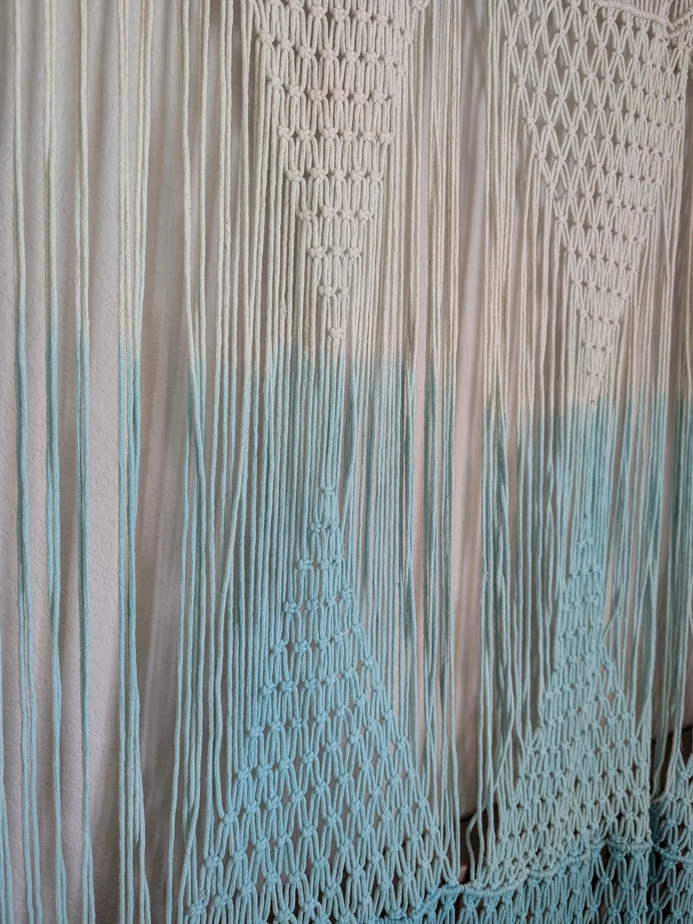 Free People Magical Thinking Safi Handmade Boho Ombre Fade Hanging Decor